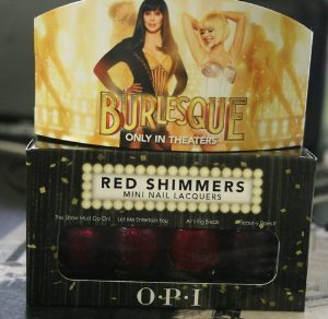 OPI Burlesque Red Shimmer Mini
