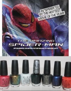 OPI Amazing Spider Collection Bottles